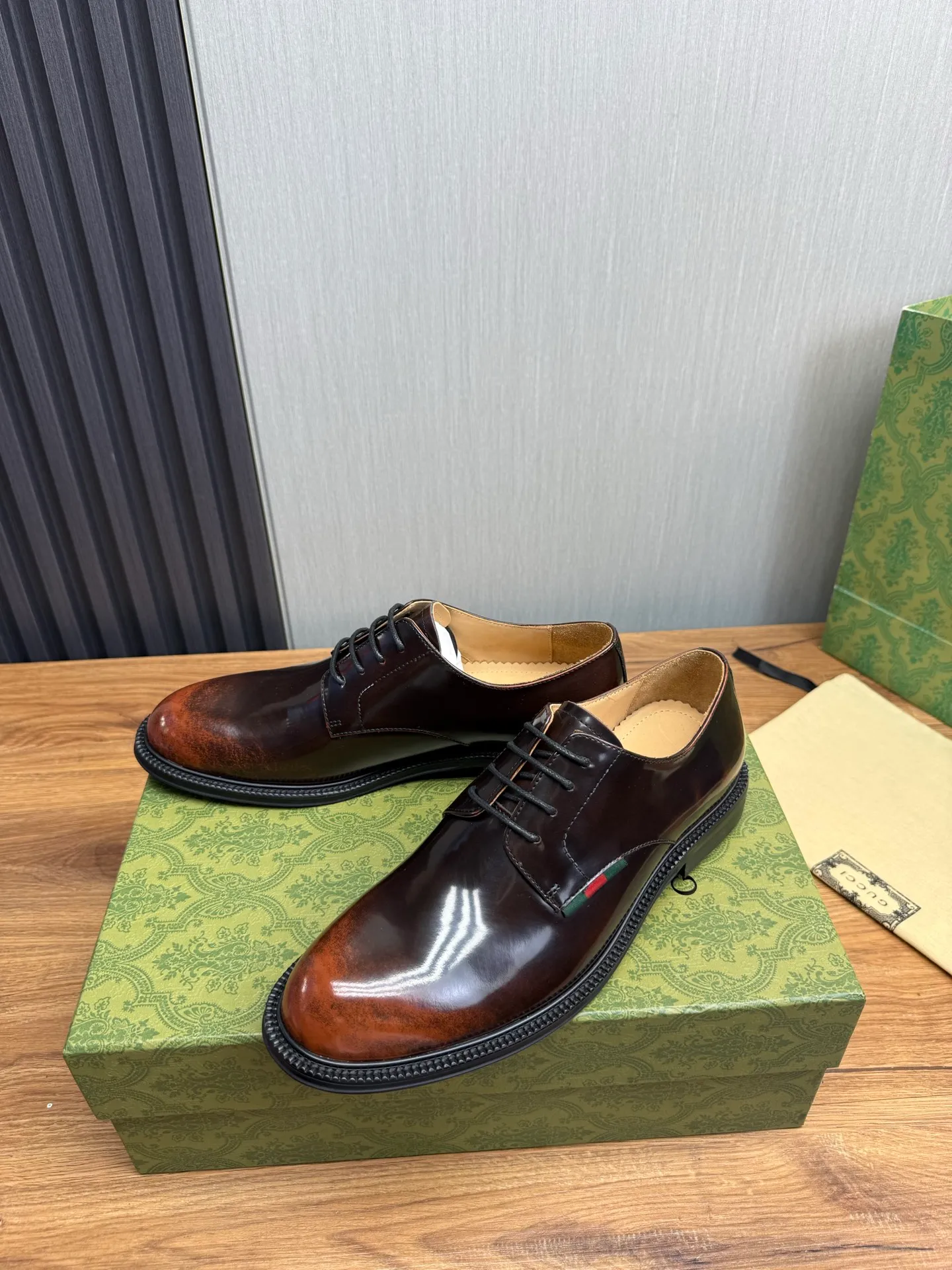 Factory price 520💰 ＧＵＣＩＩ Men's business casual leather shoes, luxurious and noble👞All imported original brand leather, just to create a more comfortable wearing experience, upper: original cowhide ➕Imported full cow lining, original outsole ✔️36-45 (45 non-returnable)